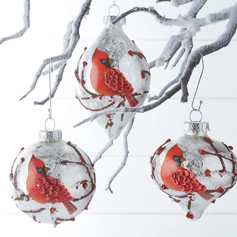 Cardinal Ornaments