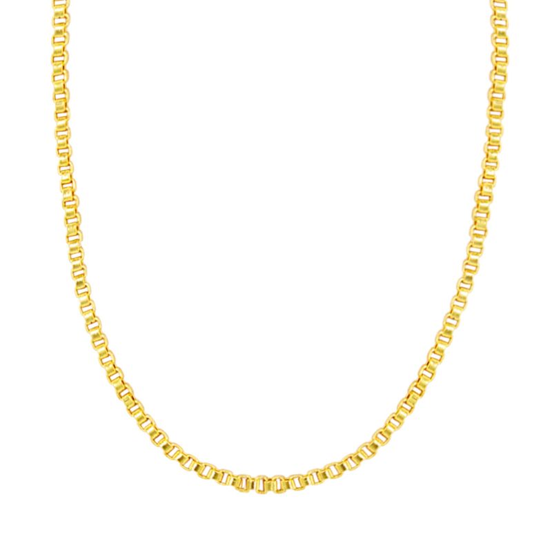 Box Chain Necklace Gold