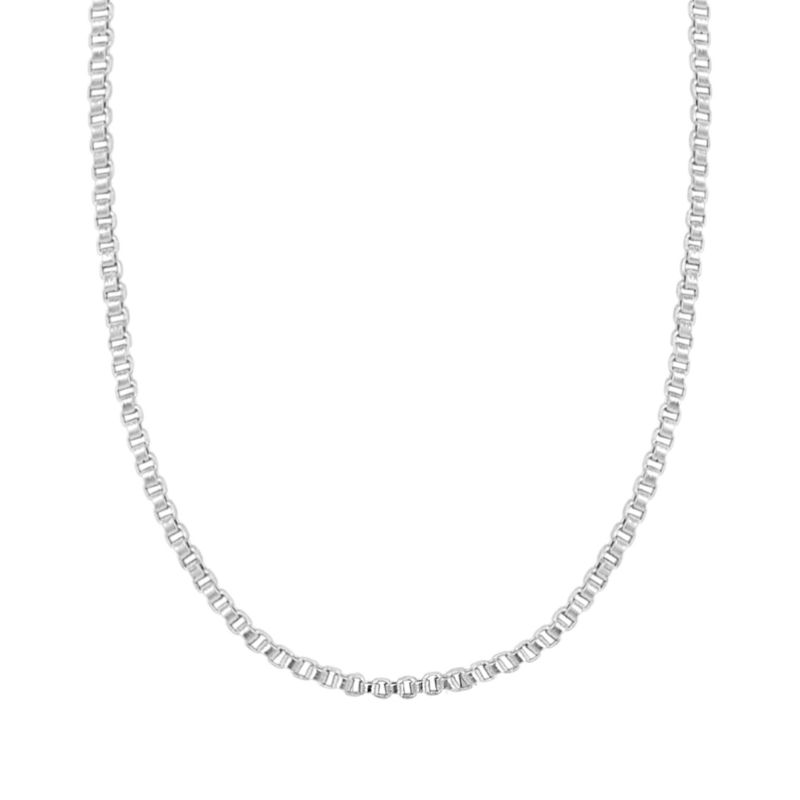 Box Chain Necklace Silver
