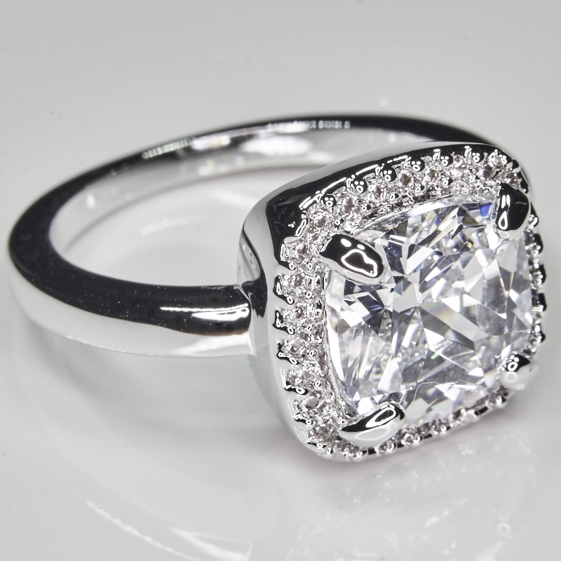 Princess Square Cut Ring