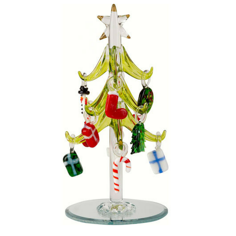 6" Christmas Tree Icon Ornaments