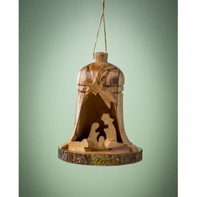Small Bell Nativity Ornament